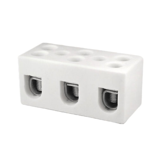 ONKA 25mm2 / 3-cevni steatitni / keramični / porcelanski priključek - PORCELANSKI TERMINALNI BLOK, 1070013