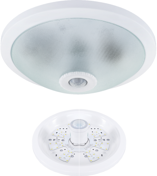 LED Plafoniera 18W s senzorjem gibanja PIR Okrogla svetilka s senzorjem IR