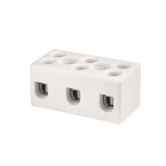 ONKA 4-6mm2 / 3-cevni steatitni / keramični / porcelanski priključek - PORCELANSKI TERMINALNI BLOK, 1070005